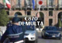 €870 di multa