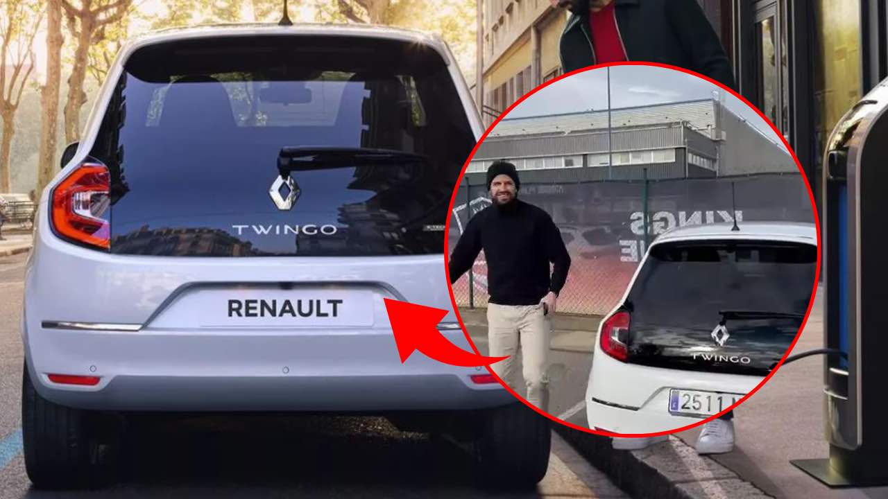 Twingo, modello utilizzato da Piqué