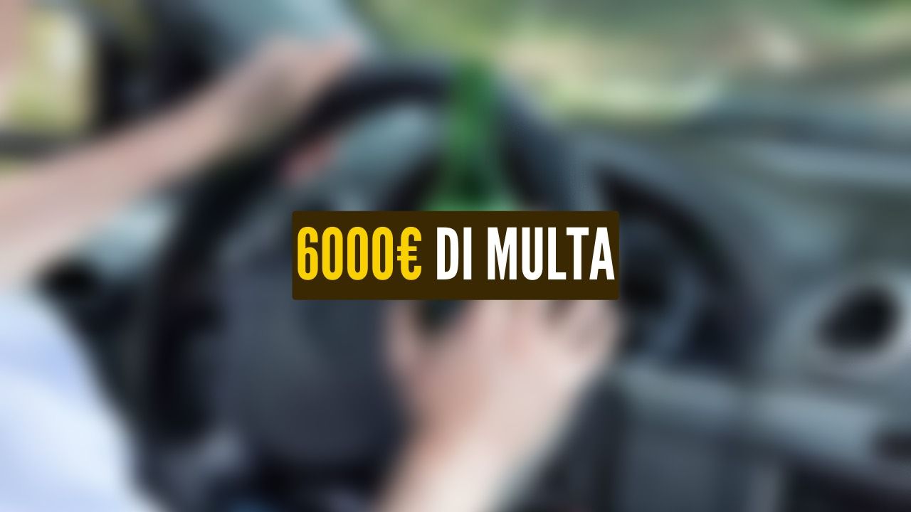 6000€ di multa