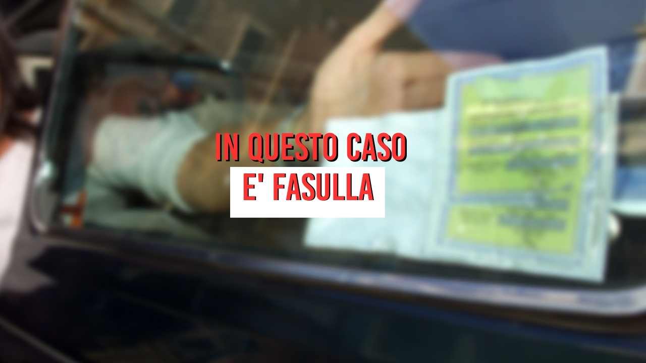 Assicurazione auto fasulla