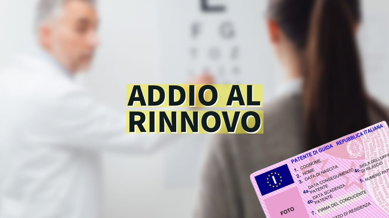 Patente addio al rinnovo