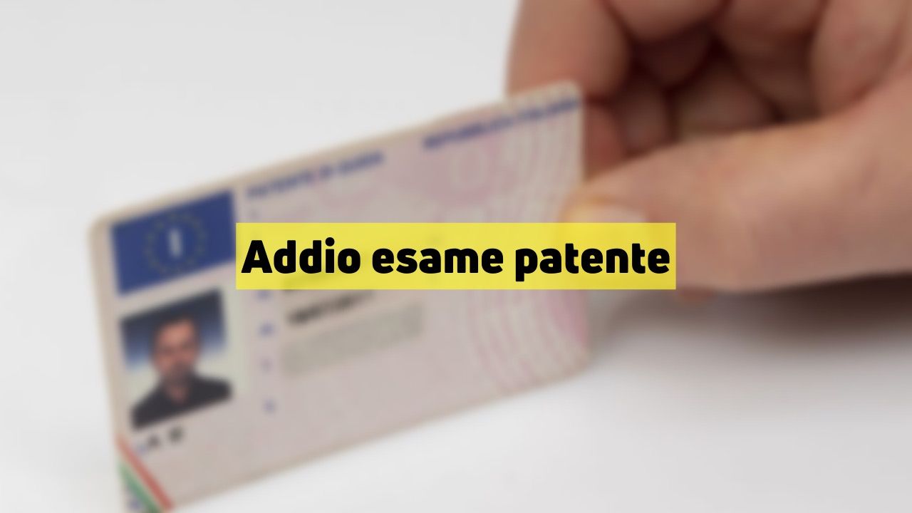 Patente senza esami