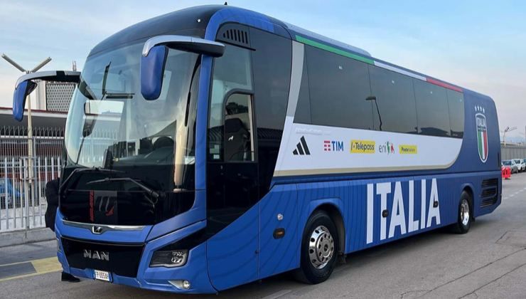 Bus nazionale italiana calcio