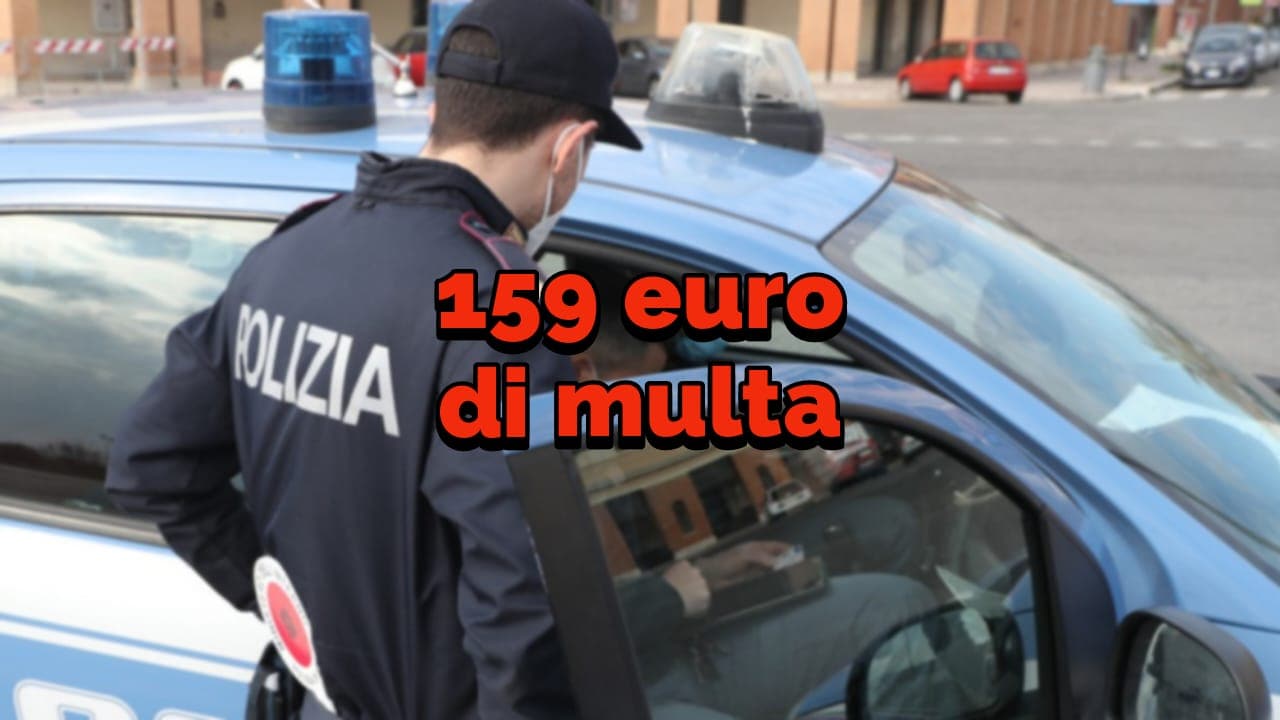 Multa codice della strada