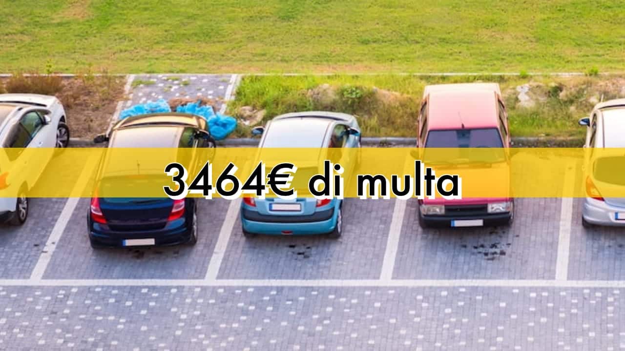 Multa parcheggio privato