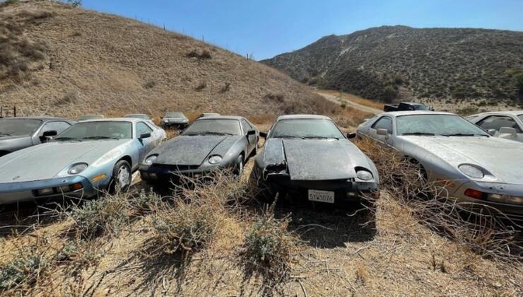 Porsche in una area sconosciuta