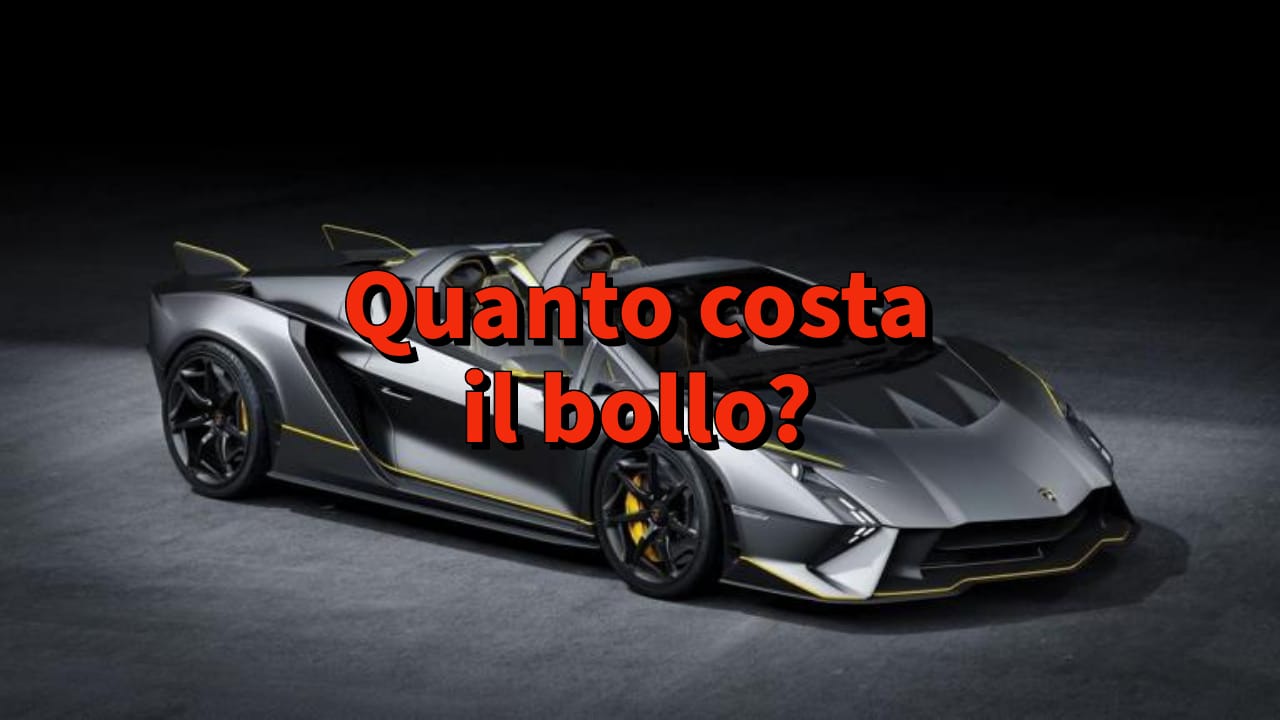 Quanto costa il bollo di una Lamborghini