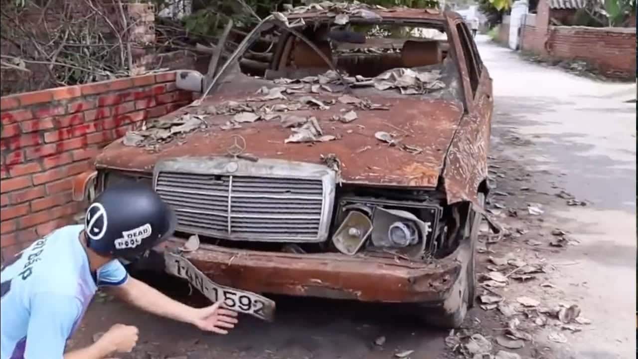 Restauro di una Mercedes