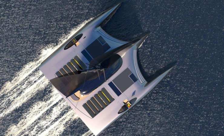 Trimarano Domus yacht