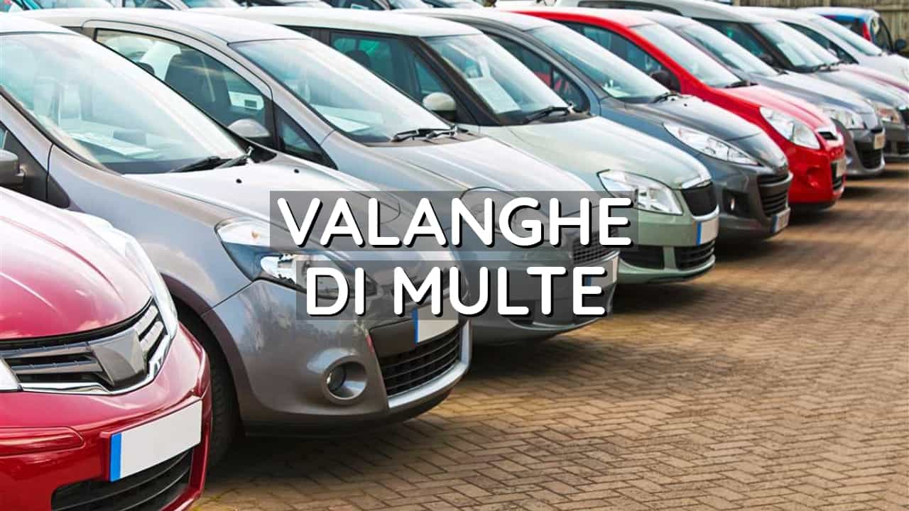 Valanga di multe