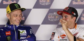 Valentino Rossi e Marc Marquez (Ansa)