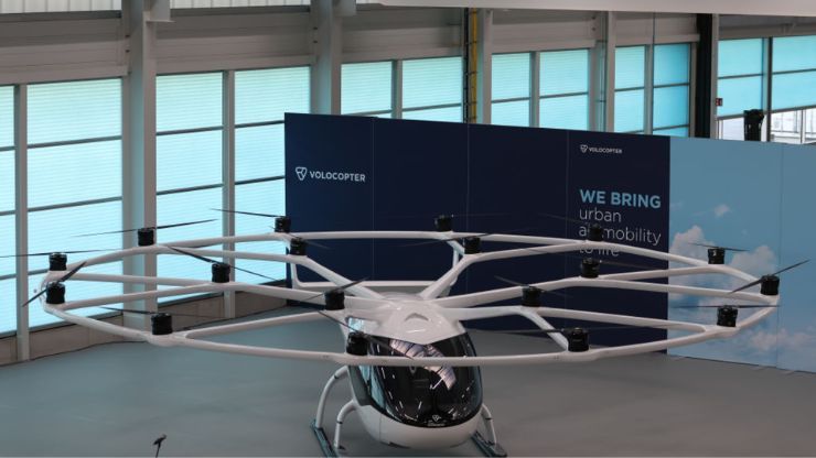 Aerotaxi urbano volocopter