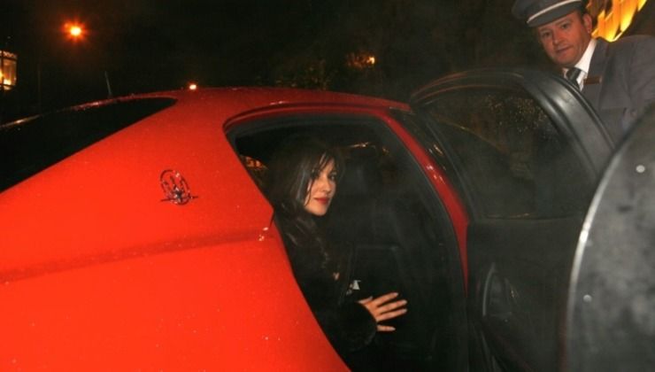Monica Bellucci a bordo della Maserati