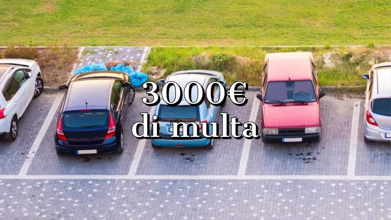 Multa per parcheggio