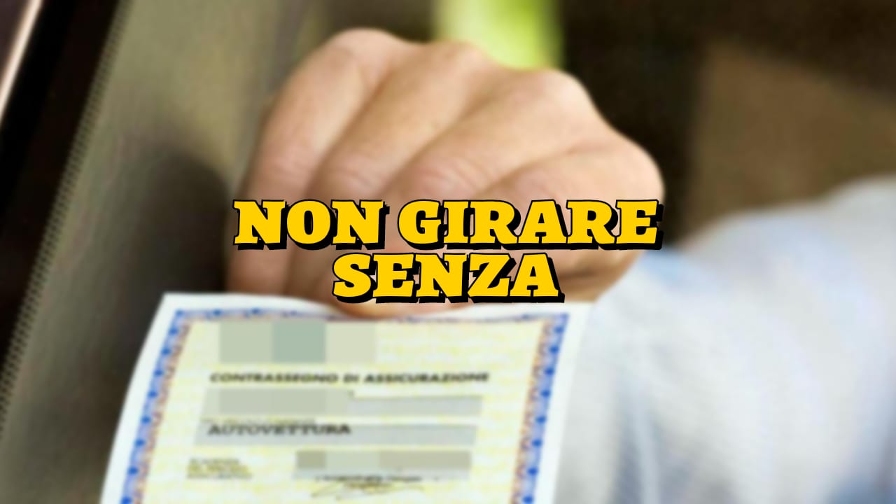 Non girare senza assicurazione