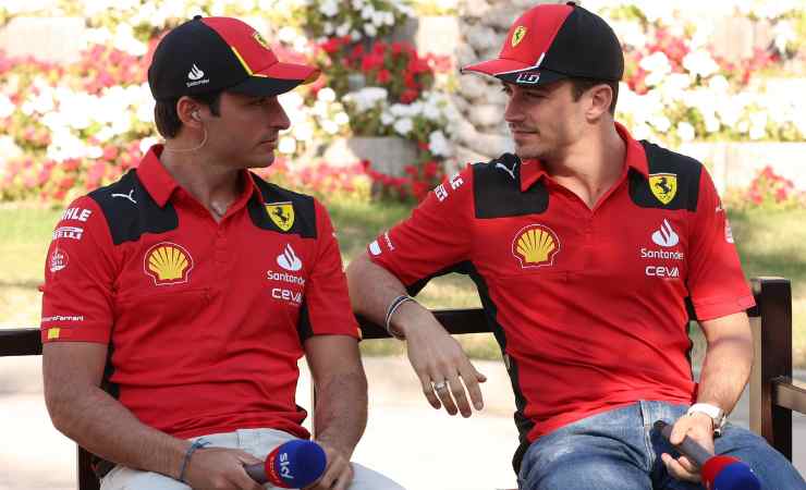 Leclerc e Sainz