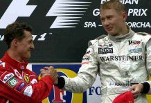 Michael Schumacher e Mika Hakkinen