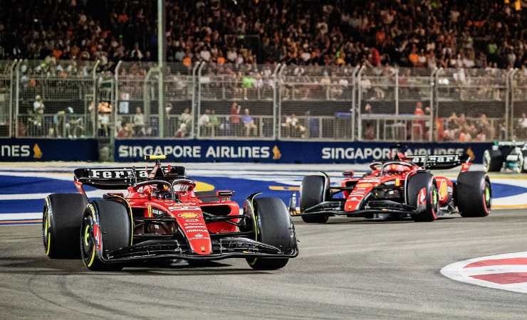 Sainz e Leclerc in pista